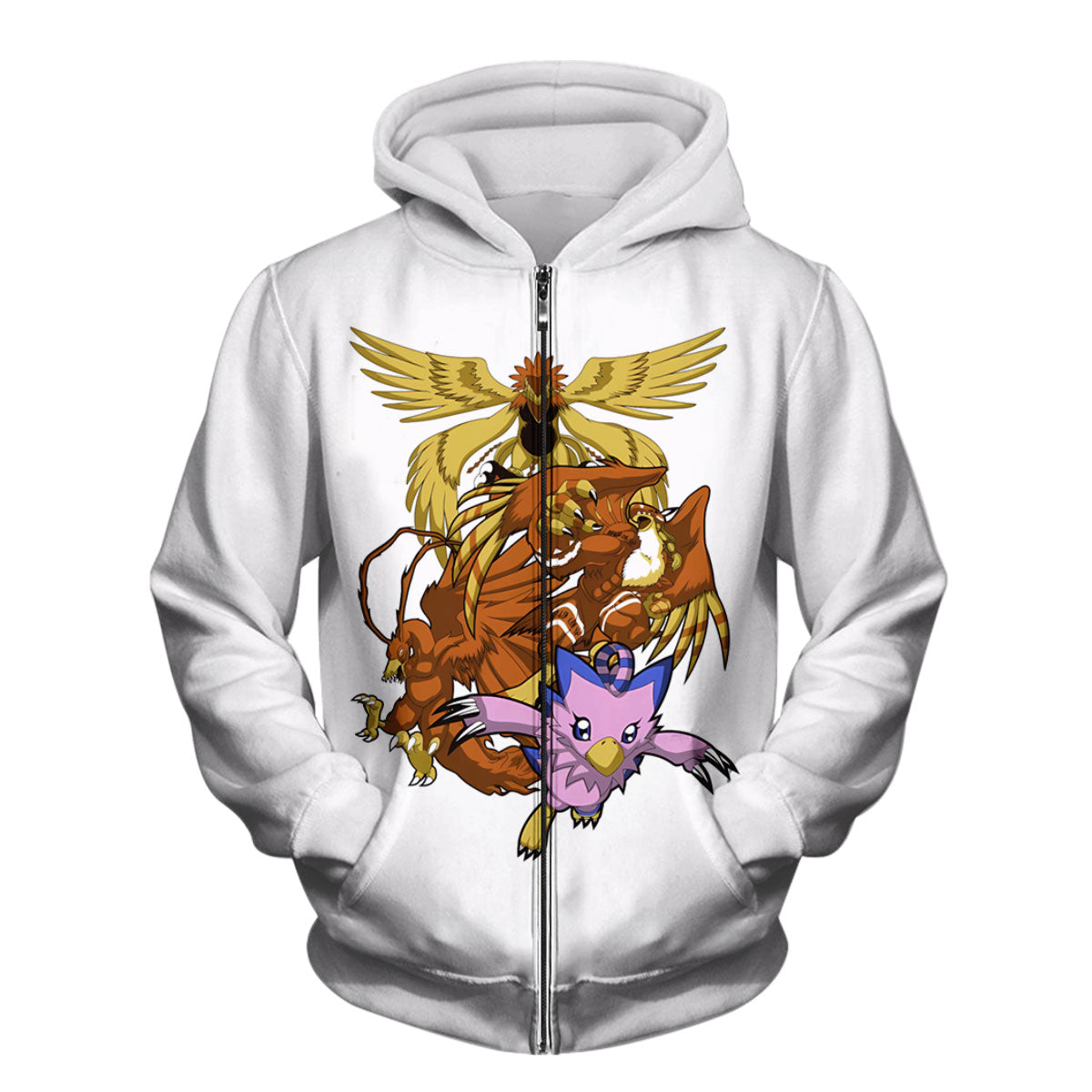 Digimon Adventure Biyomon White Evolution Squad Anime Apparel