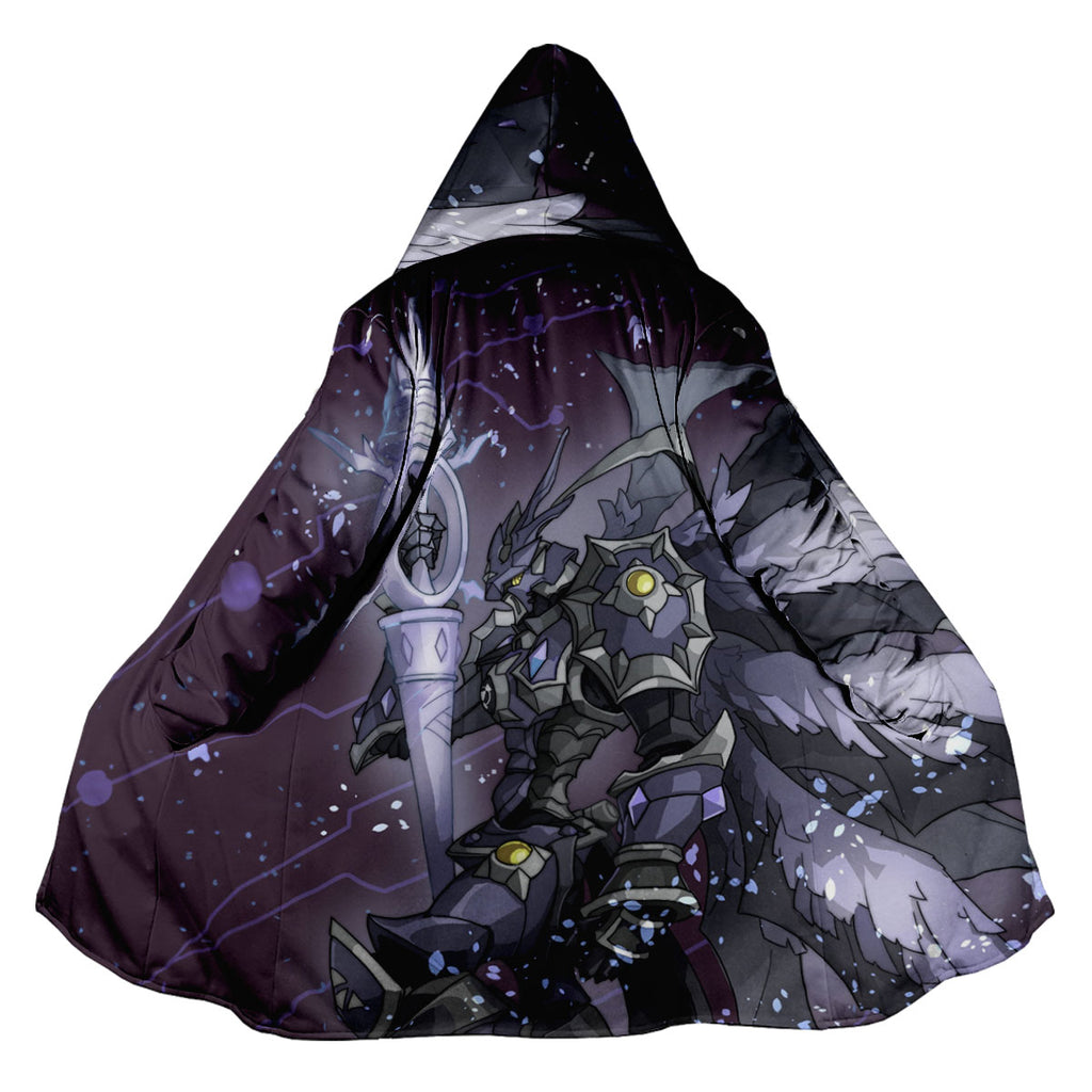 Digimon Adventure Black Gallantmon In Purple Starry Sky Anime Apparel