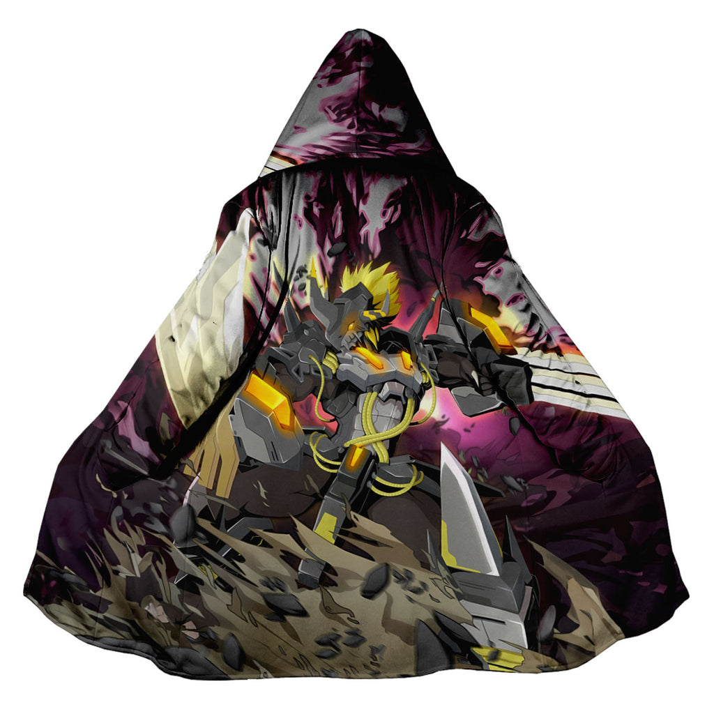 Digimon Adventure Blackwargreymon In Purple Battle Damage Anime Apparel