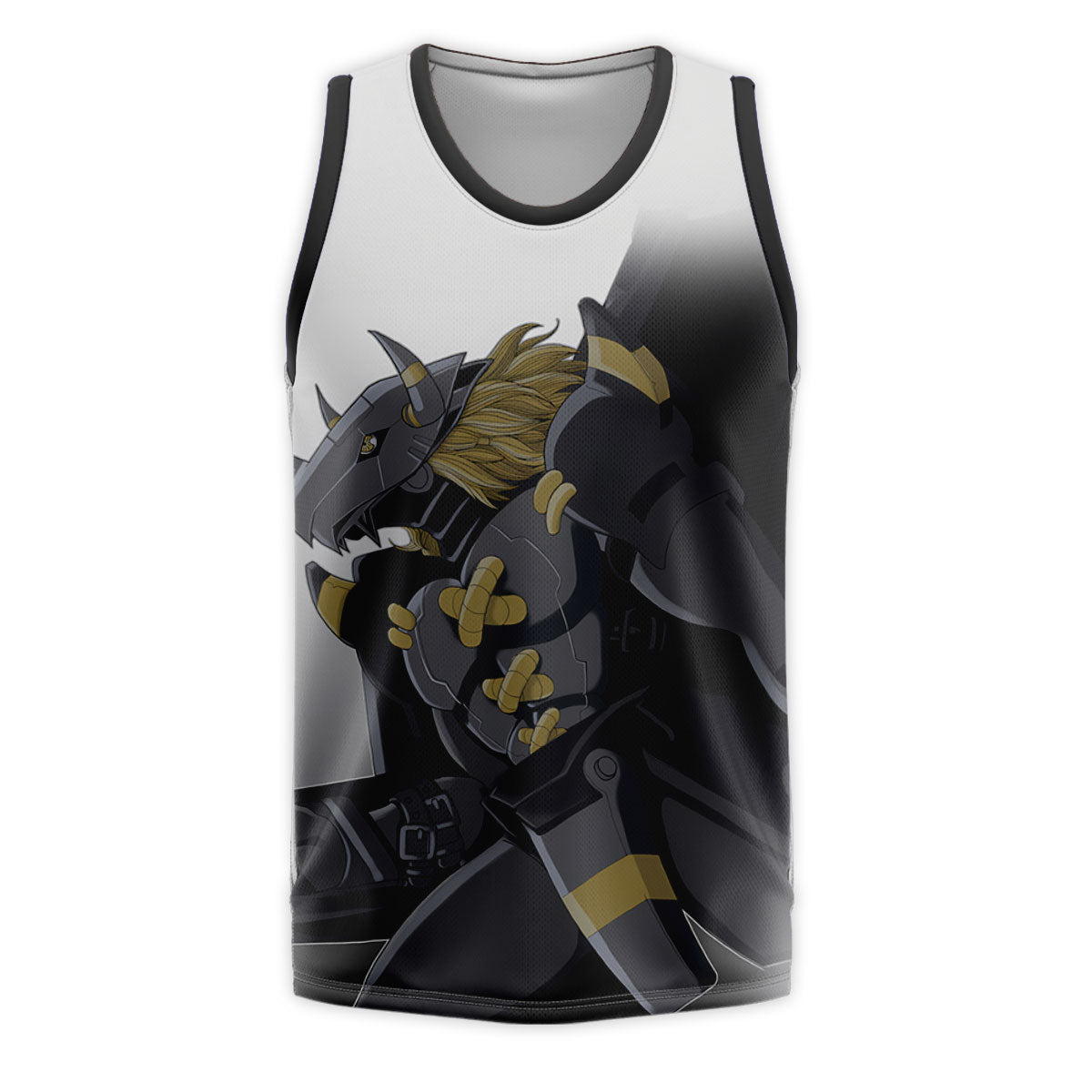 Digimon Adventure Blackwargreymon Standing Grey-Gold Anime Apparel
