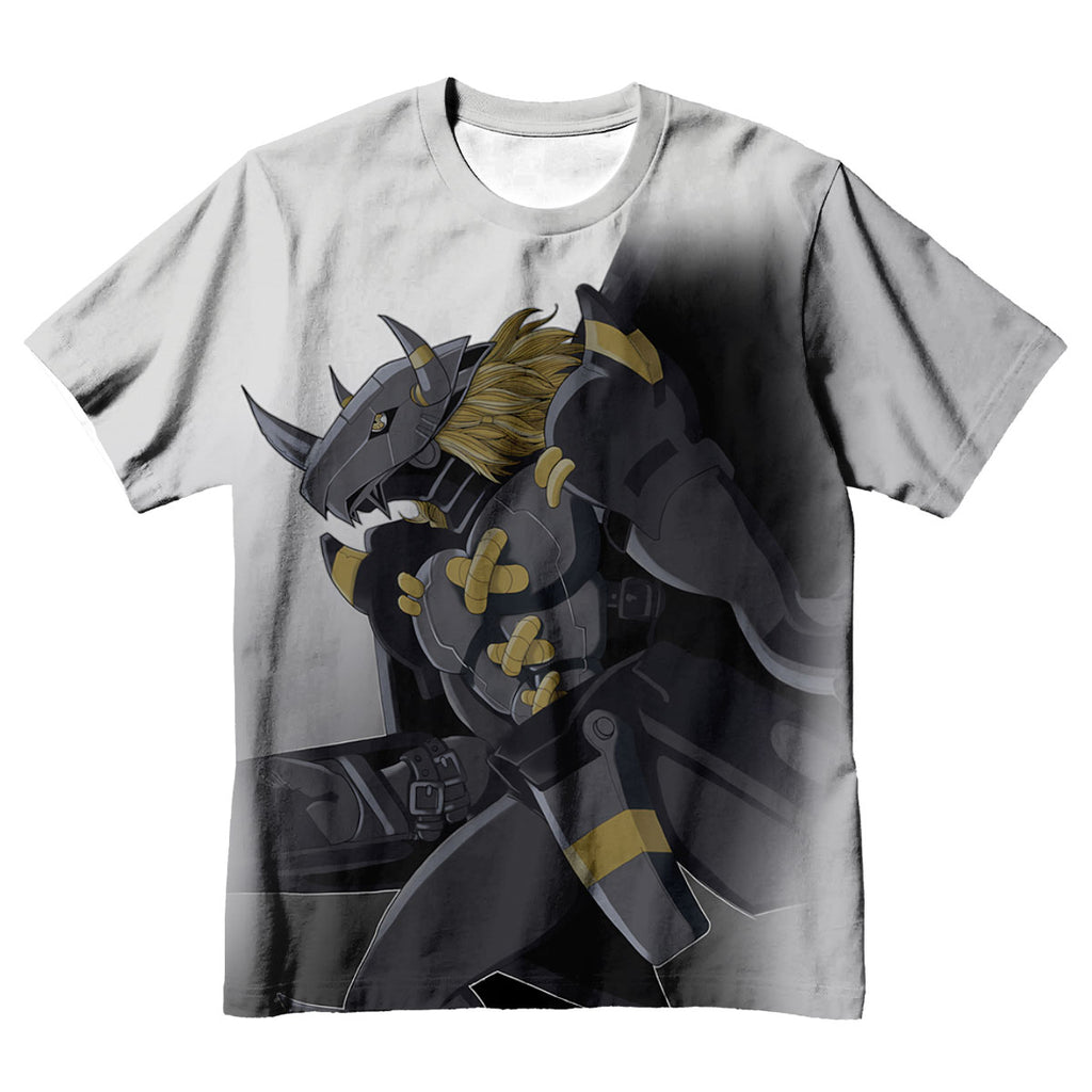 Digimon Adventure Blackwargreymon Standing Grey-Gold Anime Apparel
