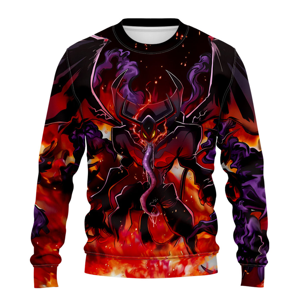Digimon Adventure Burning Red Flame Digimon Donedevimon Anime Apparel