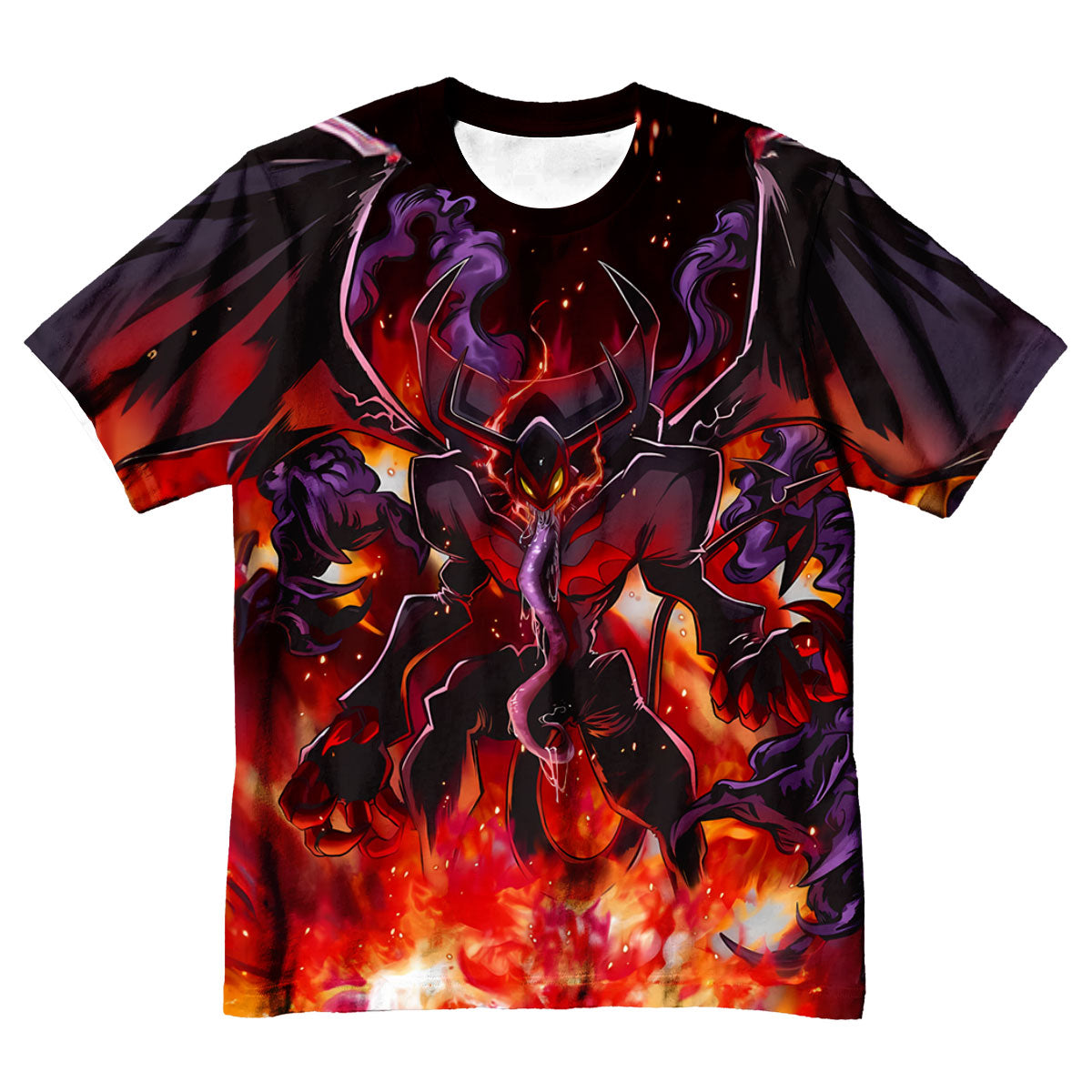 Digimon Adventure Burning Red Flame Digimon Donedevimon Anime Apparel
