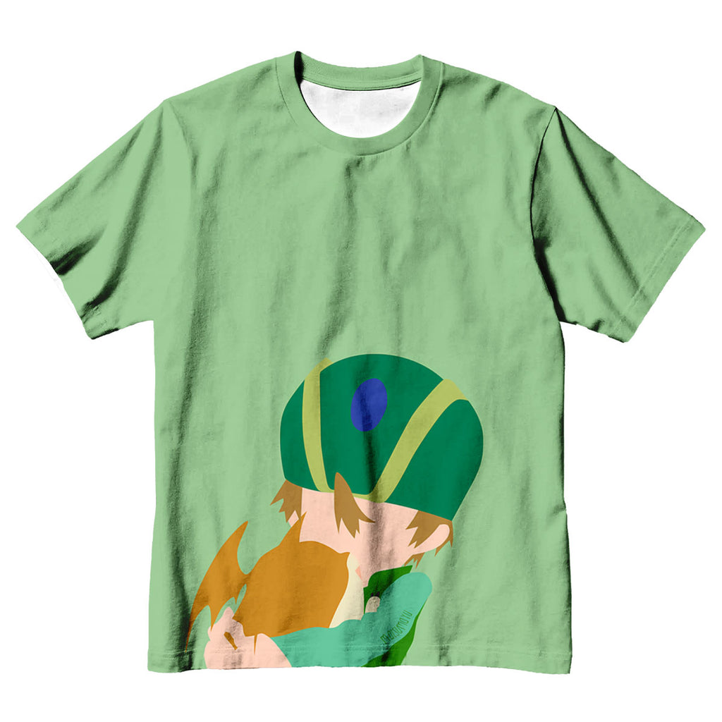 Digimon Adventure Child Takeru Hugging Patamon Anime Apparel