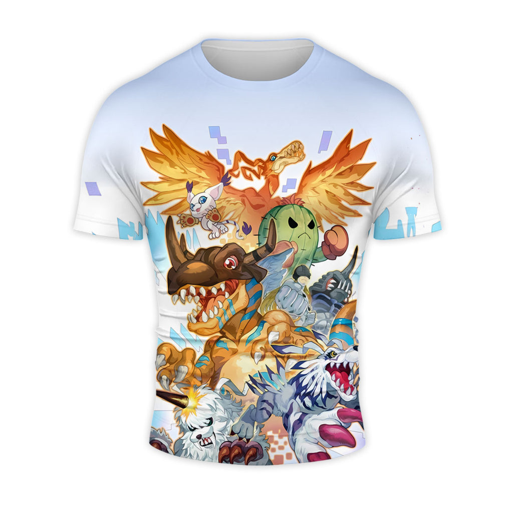 Digimon Adventure Classic Team Colorful Digimon Anime Apparel
