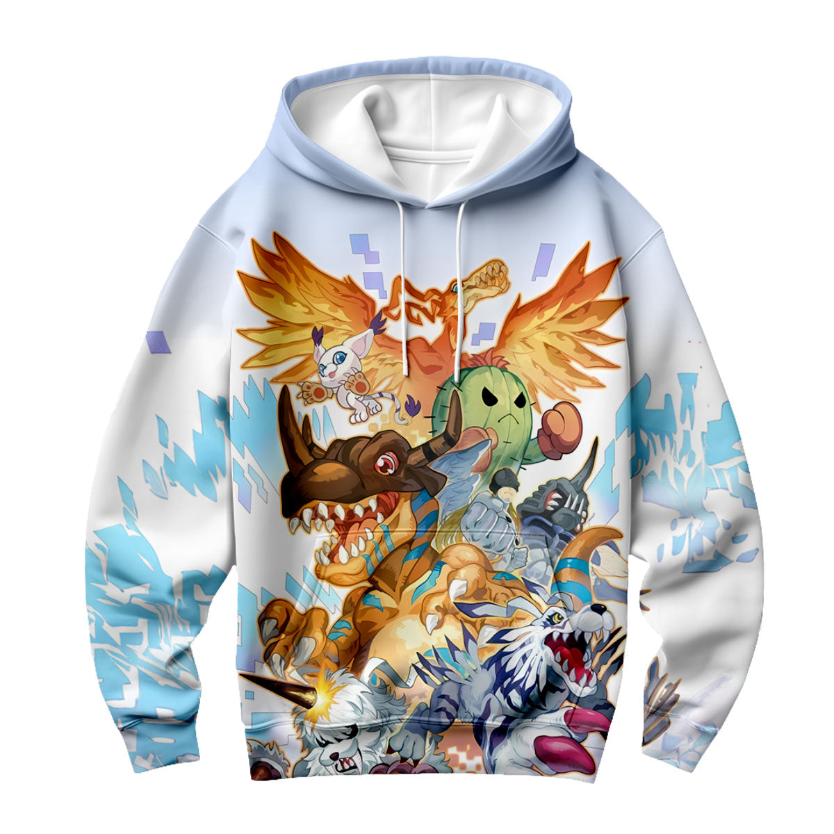 Digimon Adventure Classic Team Colorful Digimon Anime Apparel