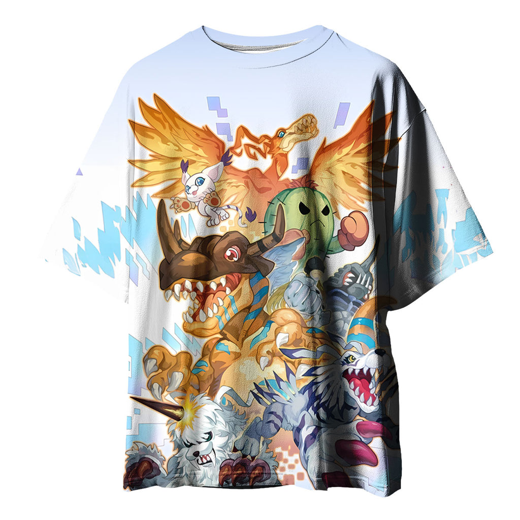 Digimon Adventure Classic Team Colorful Digimon Anime Apparel