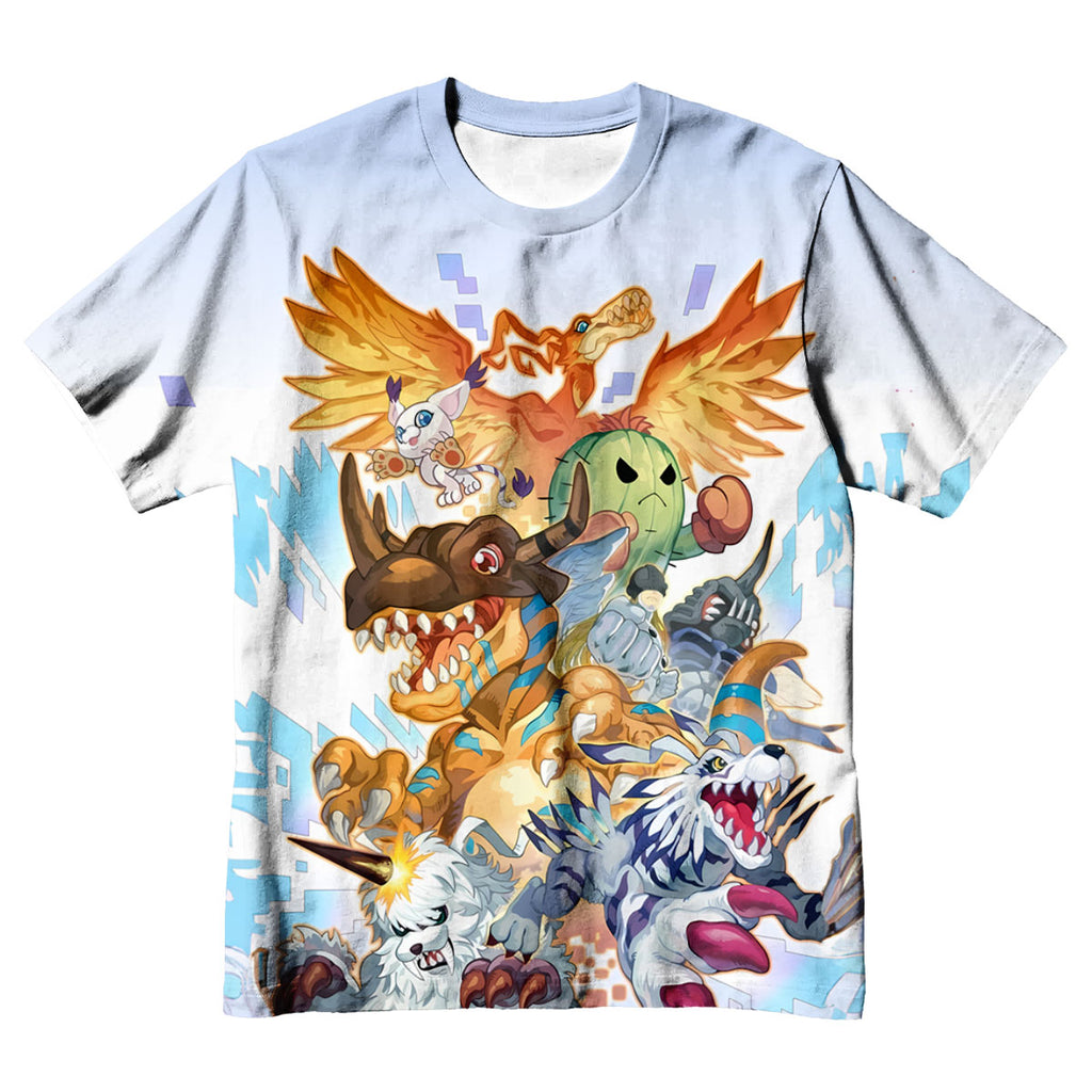 Digimon Adventure Classic Team Colorful Digimon Anime Apparel