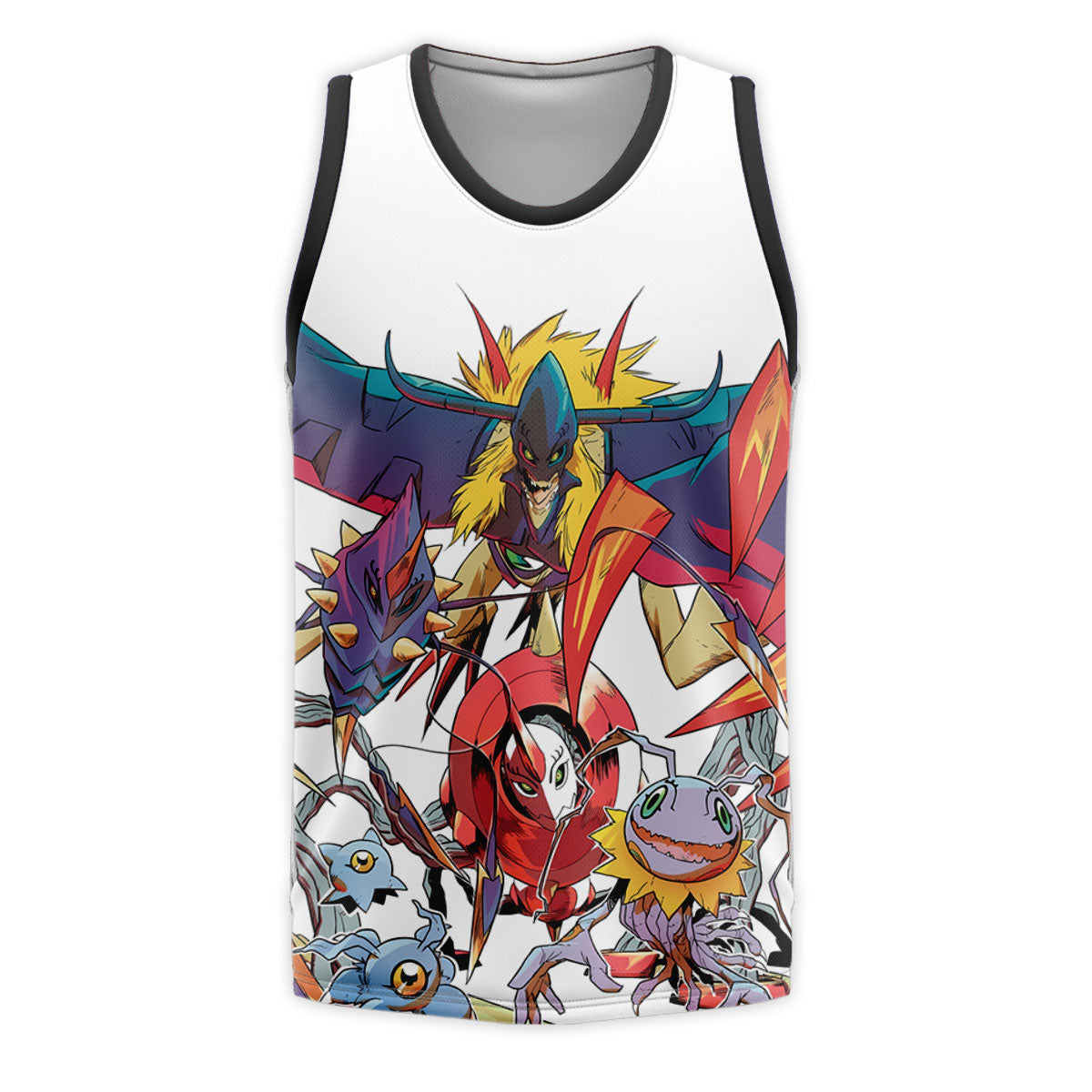 Digimon Adventure Colorful Digital Monsters Vibrant Group Battle Anime Apparel