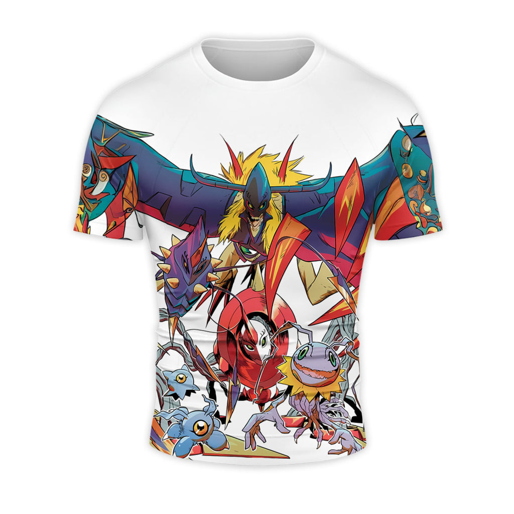 Digimon Adventure Colorful Digital Monsters Vibrant Group Battle Anime Apparel