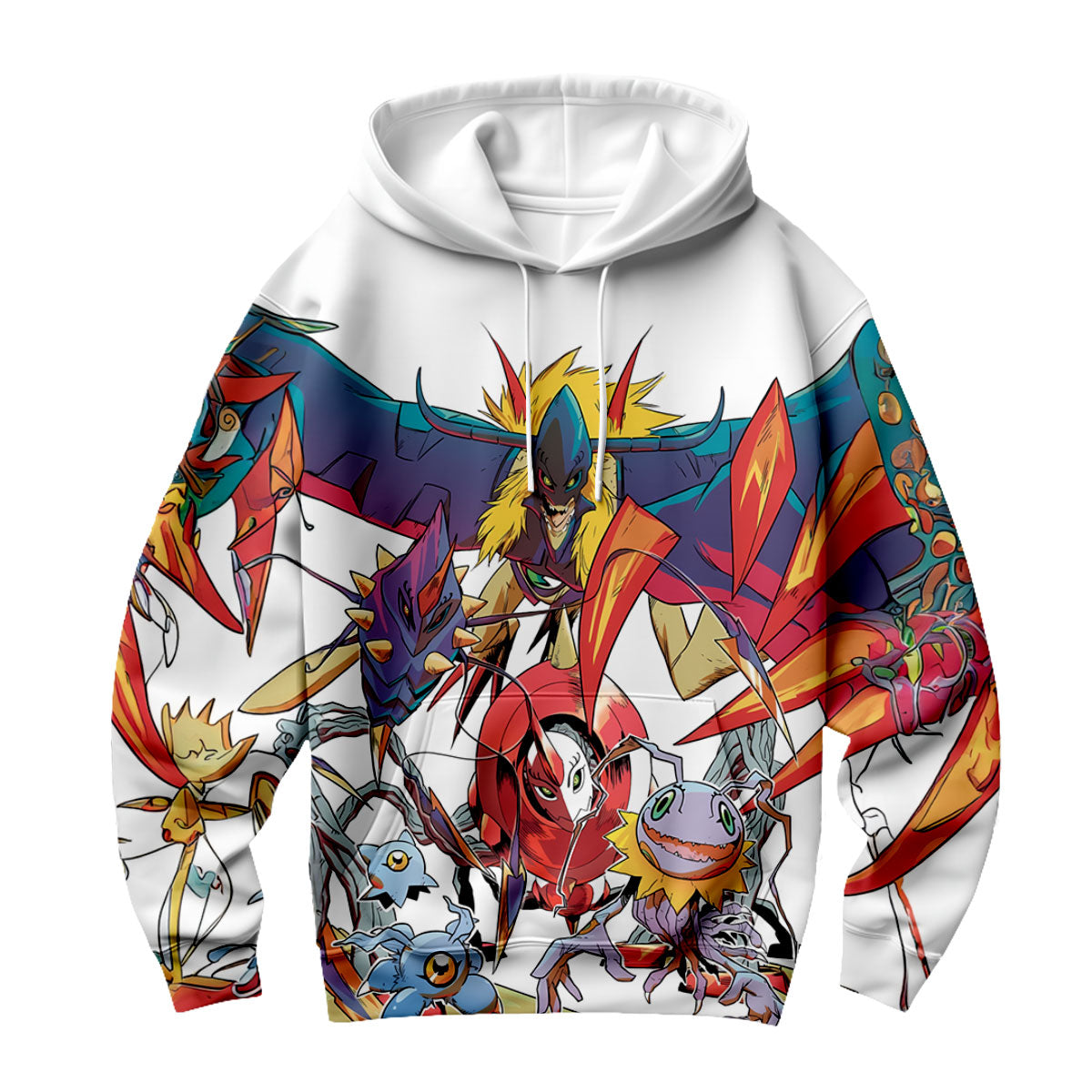 Digimon Adventure Colorful Digital Monsters Vibrant Group Battle Anime Apparel