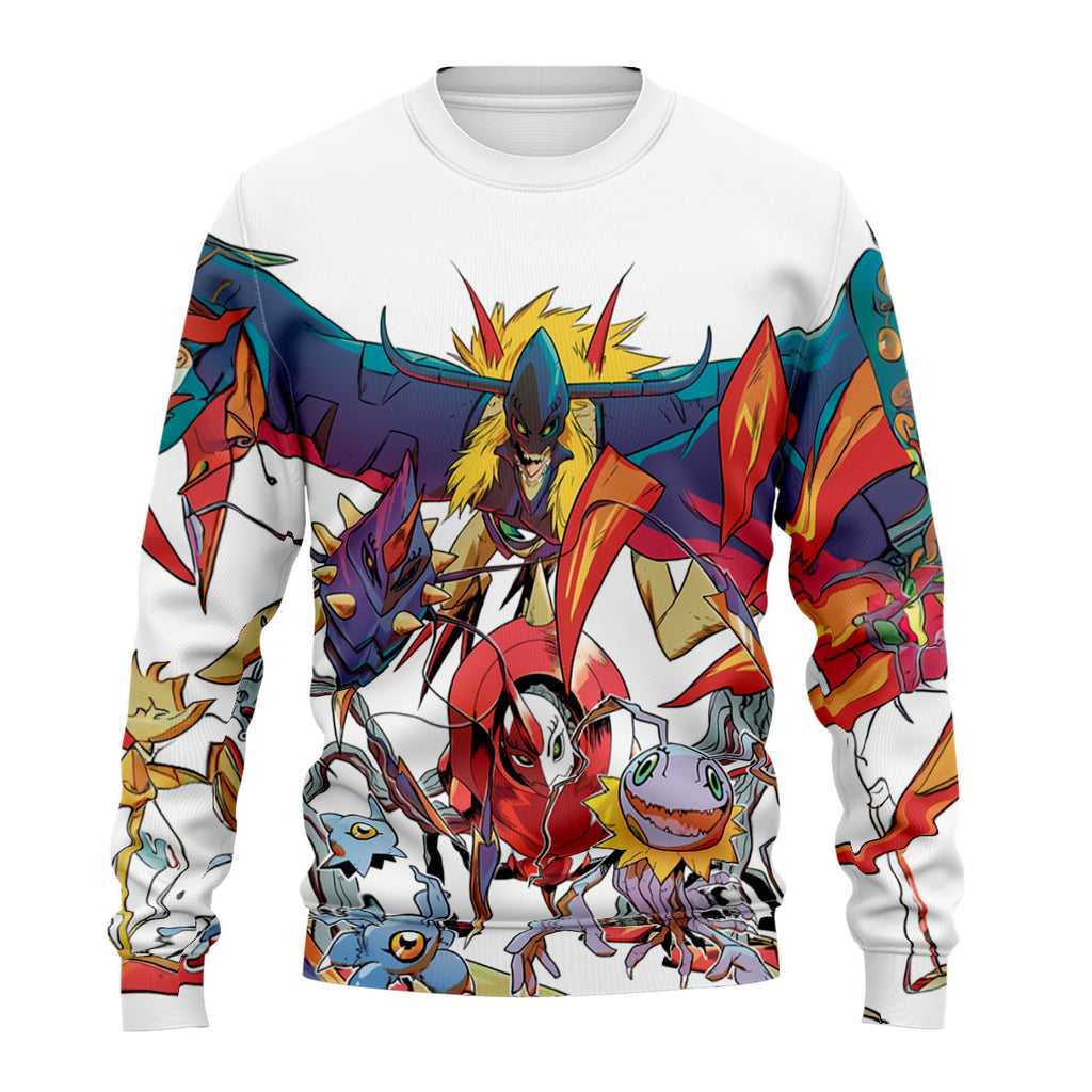 Digimon Adventure Colorful Digital Monsters Vibrant Group Battle Anime Apparel
