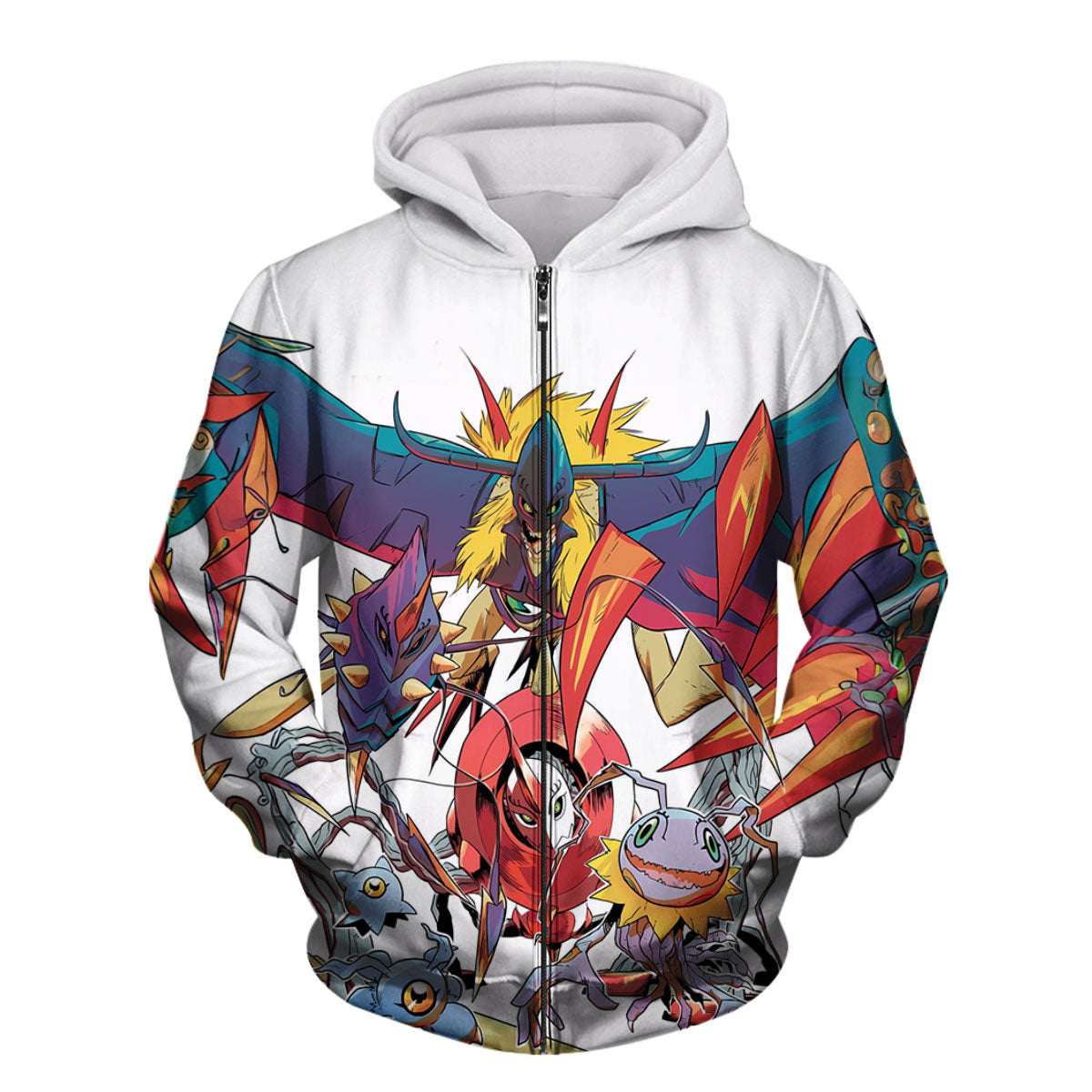 Digimon Adventure Colorful Digital Monsters Vibrant Group Battle Anime Apparel