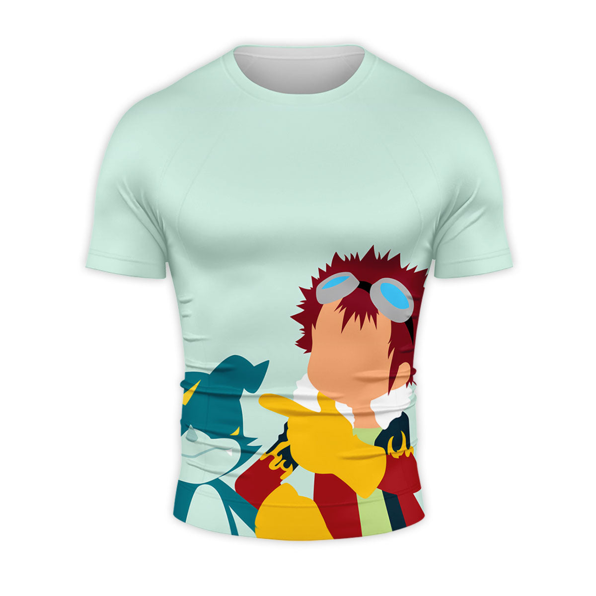 Digimon Adventure Davis Motomiya With Veemon Partner Anime Apparel