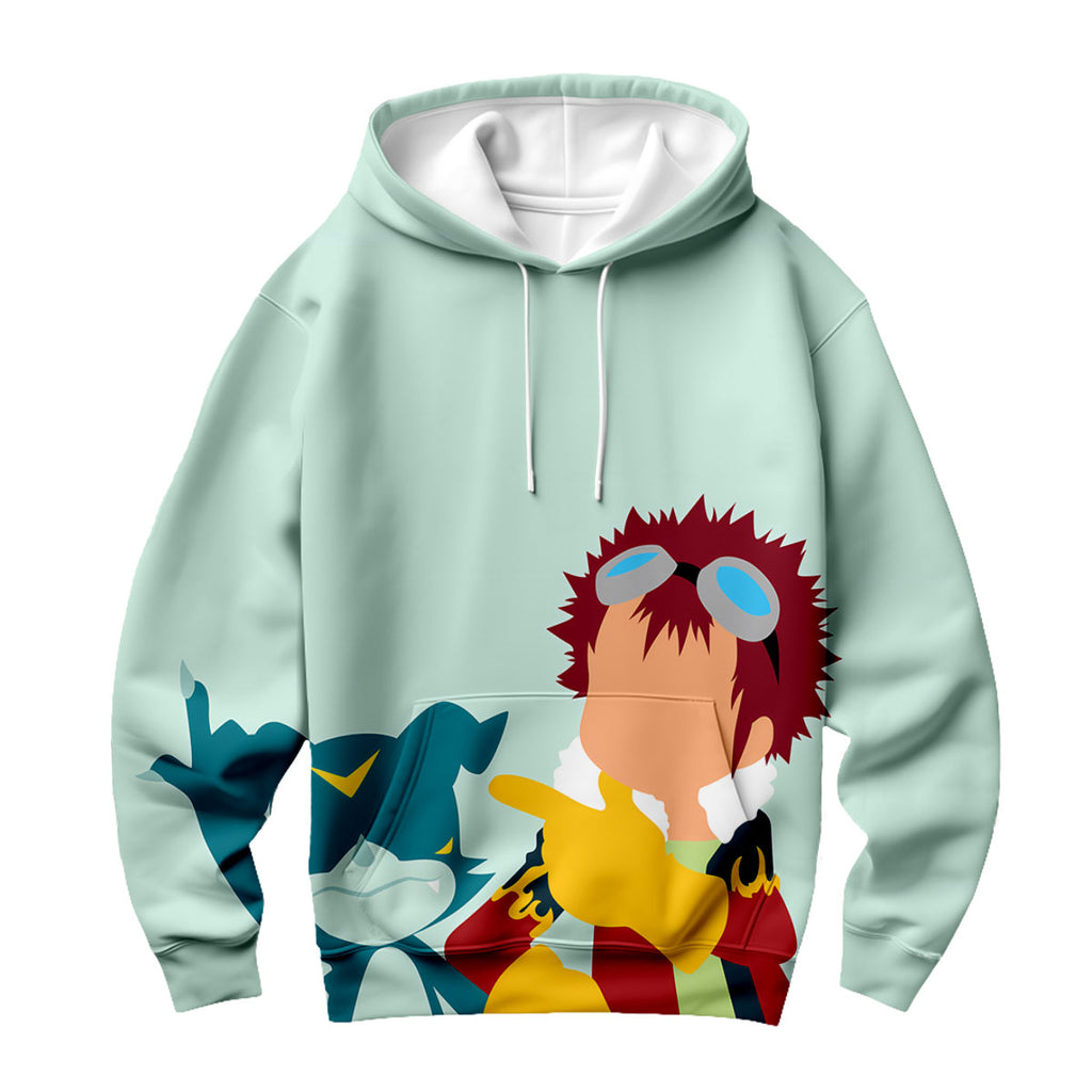 Digimon Adventure Davis Motomiya With Veemon Partner Anime Apparel