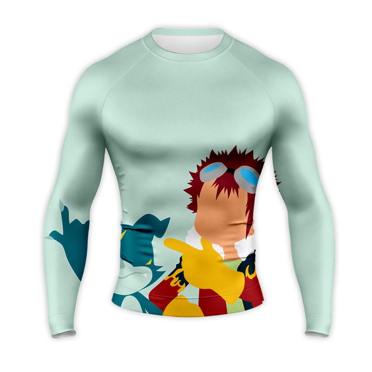 Digimon Adventure Davis Motomiya With Veemon Partner Anime Apparel