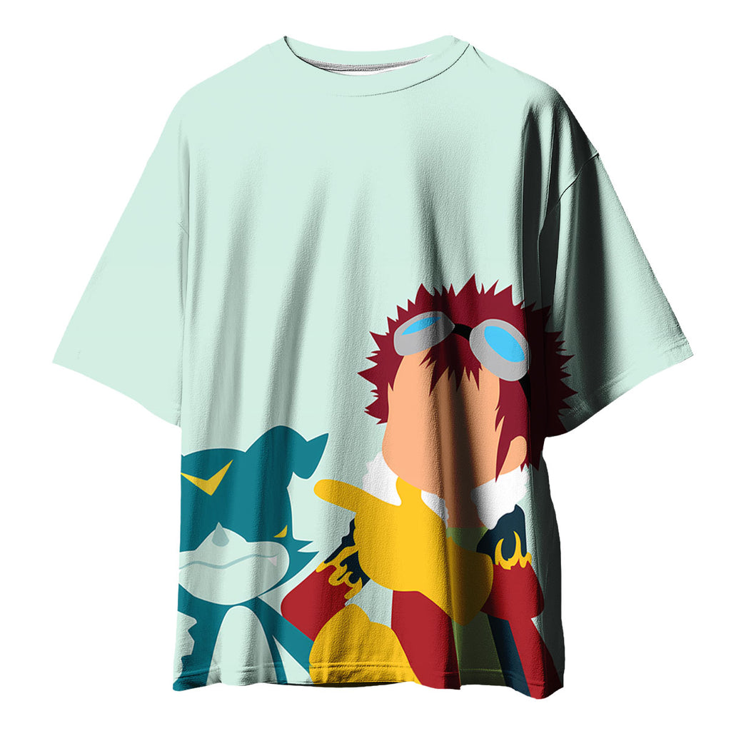 Digimon Adventure Davis Motomiya With Veemon Partner Anime Apparel