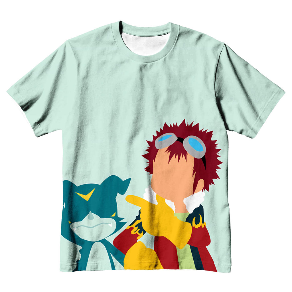 Digimon Adventure Davis Motomiya With Veemon Partner Anime Apparel