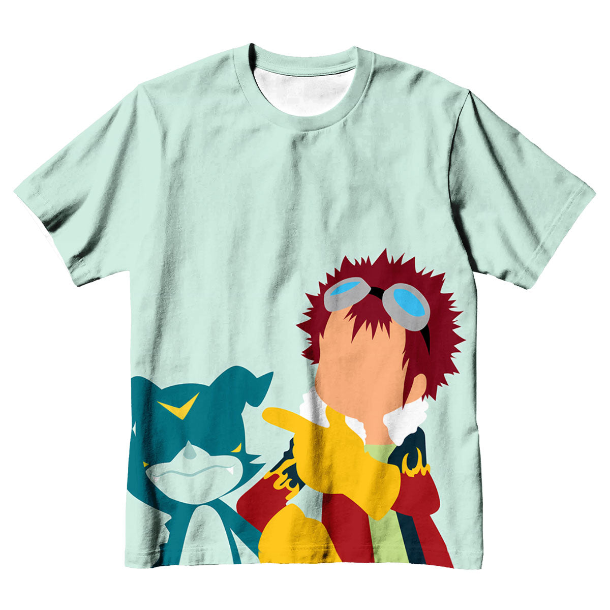 Digimon Adventure Davis Motomiya With Veemon Partner Anime Apparel