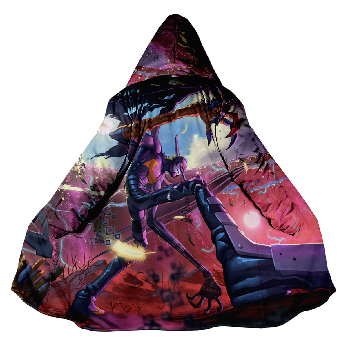 Digimon Adventure Devimon Appearing In Purple Anime Apparel
