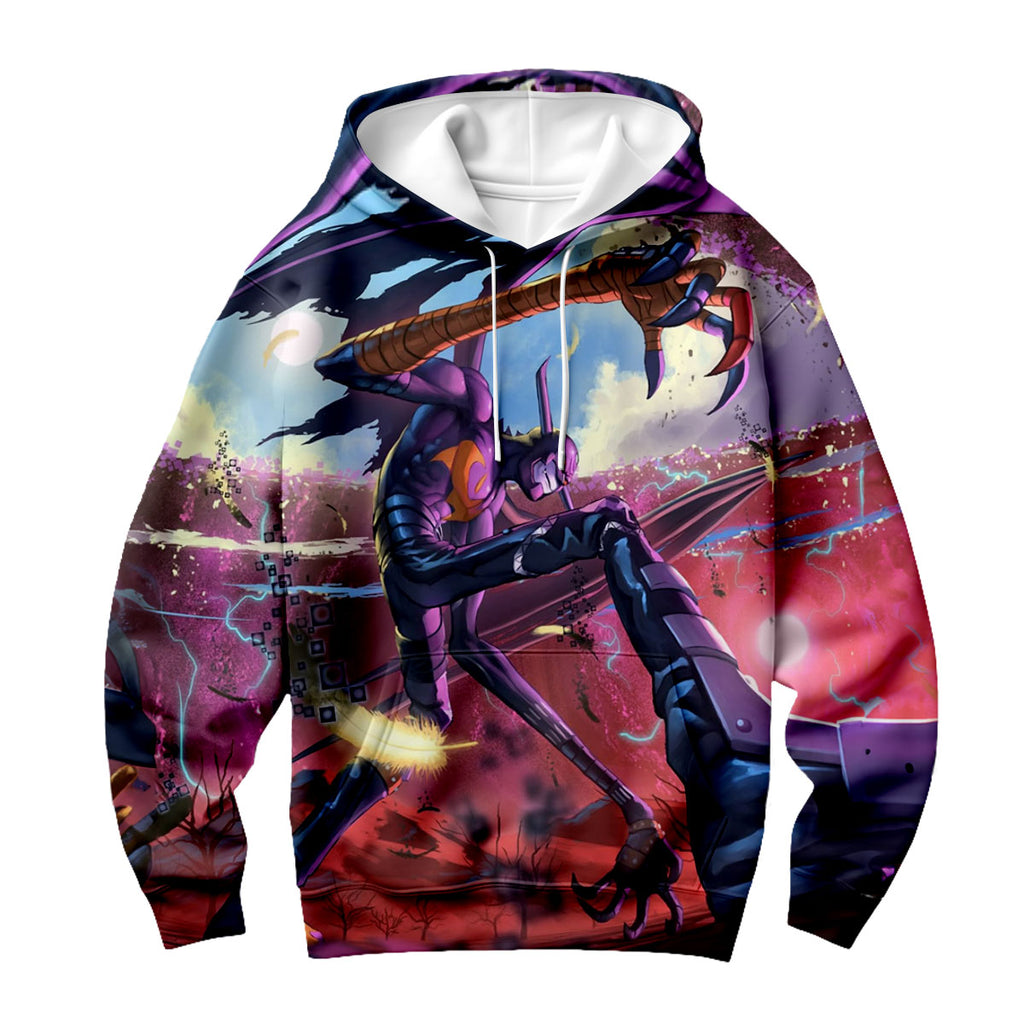 Digimon Adventure Devimon Appearing In Purple Anime Apparel