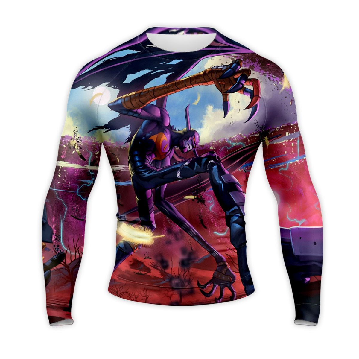 Digimon Adventure Devimon Appearing In Purple Anime Apparel