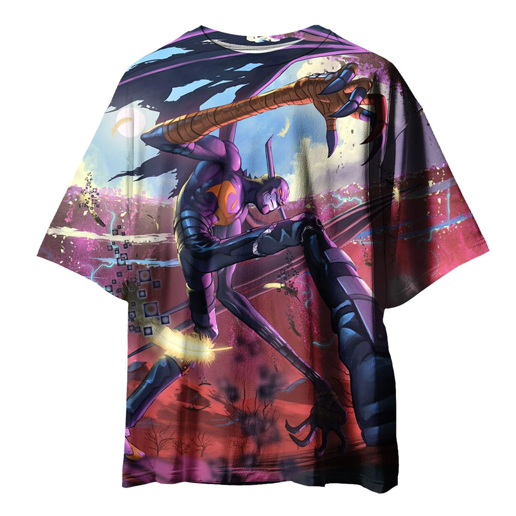Digimon Adventure Devimon Appearing In Purple Anime Apparel