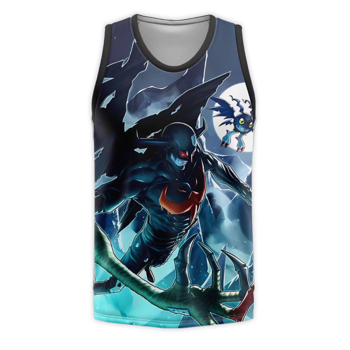 Digimon Adventure Devimon In Moonlight Blue Anime Apparel