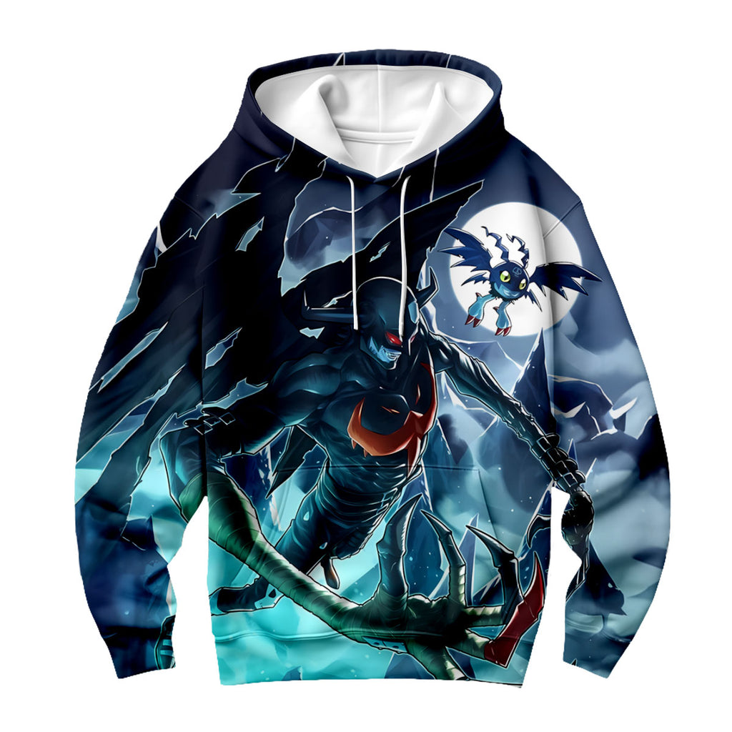 Digimon Adventure Devimon In Moonlight Blue Anime Apparel