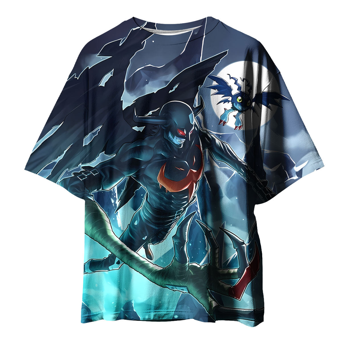 Digimon Adventure Devimon In Moonlight Blue Anime Apparel