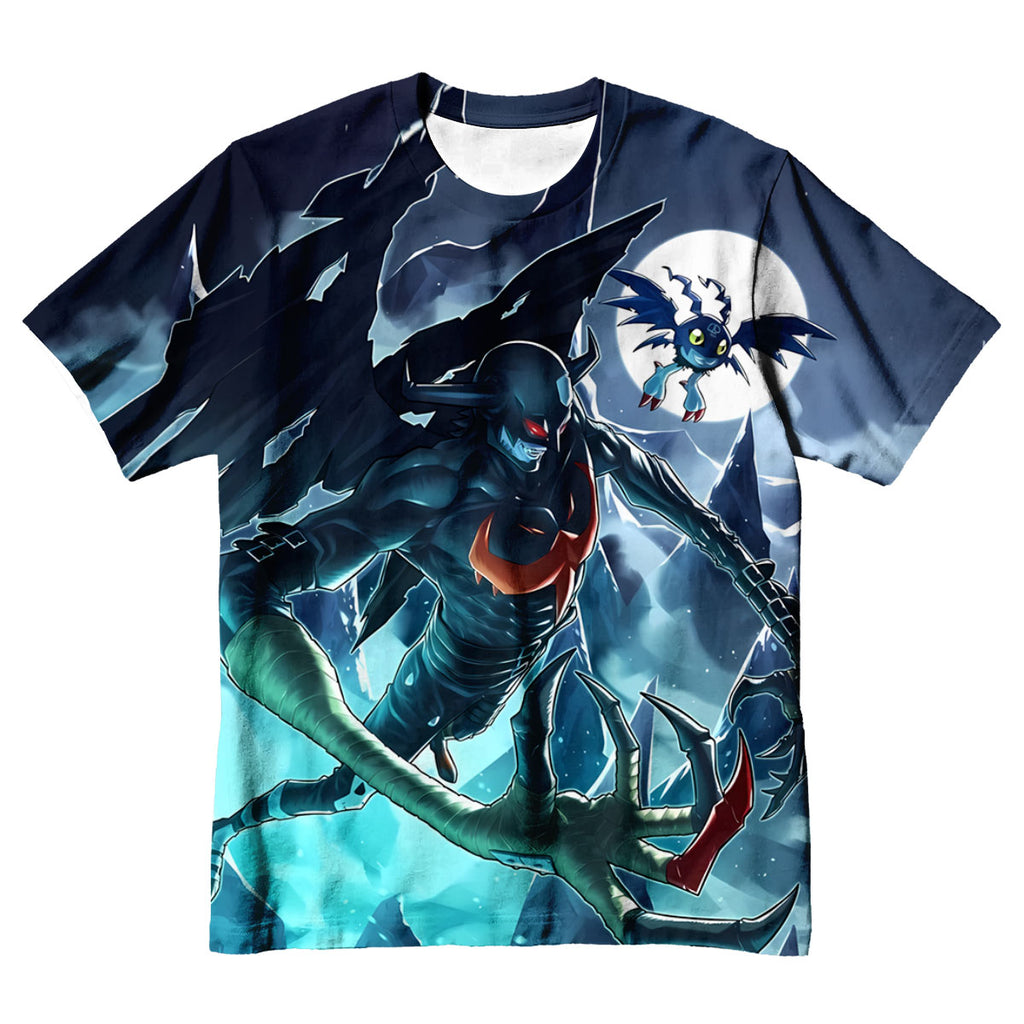 Digimon Adventure Devimon In Moonlight Blue Anime Apparel