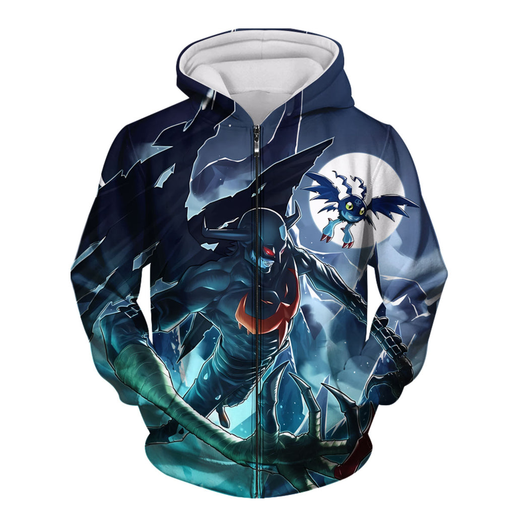 Digimon Adventure Devimon In Moonlight Blue Anime Apparel