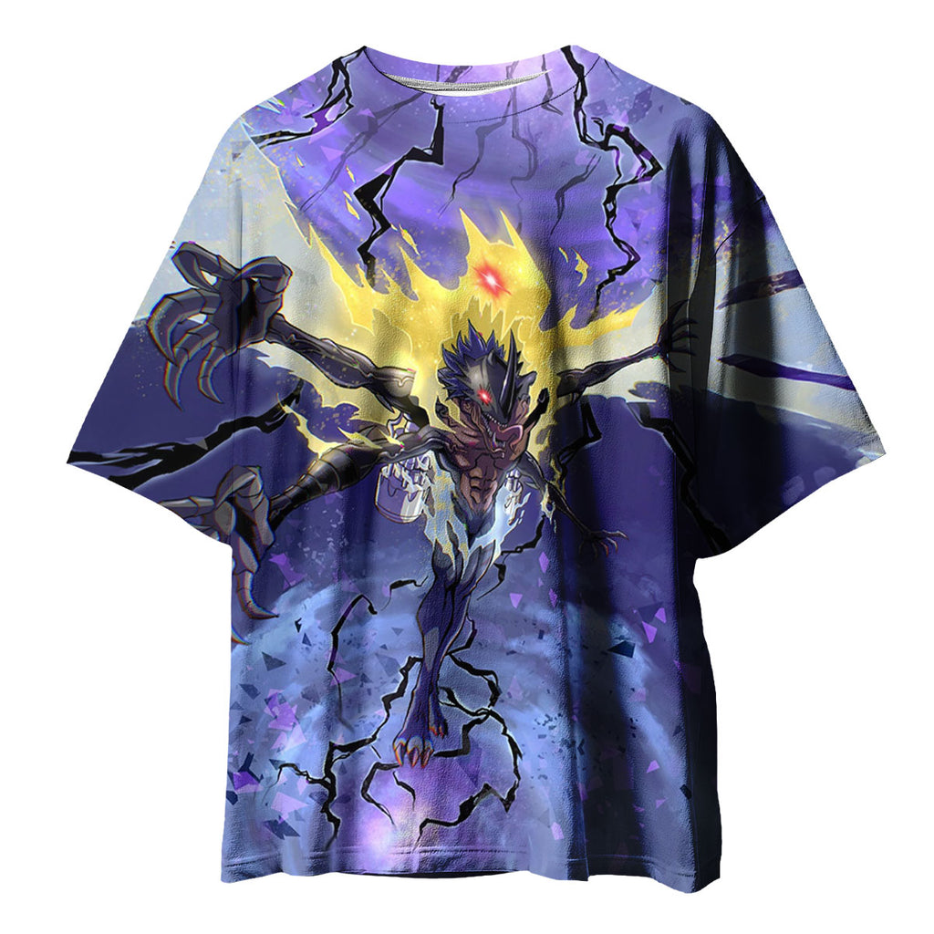 Digimon Adventure Diaboromon Radiating Purple Power Anime Apparel
