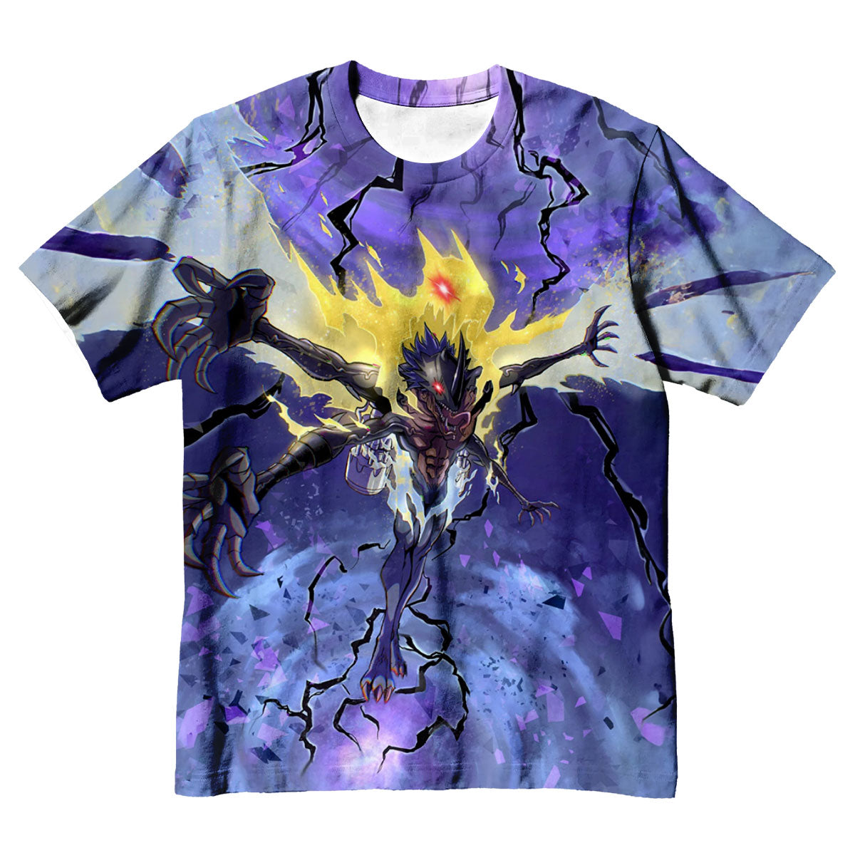 Digimon Adventure Diaboromon Radiating Purple Power Anime Apparel