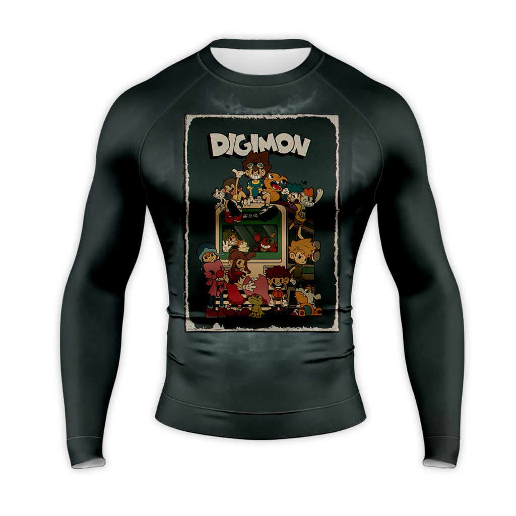 Digimon Adventure Digidestined Dark Group Poster Anime Apparel