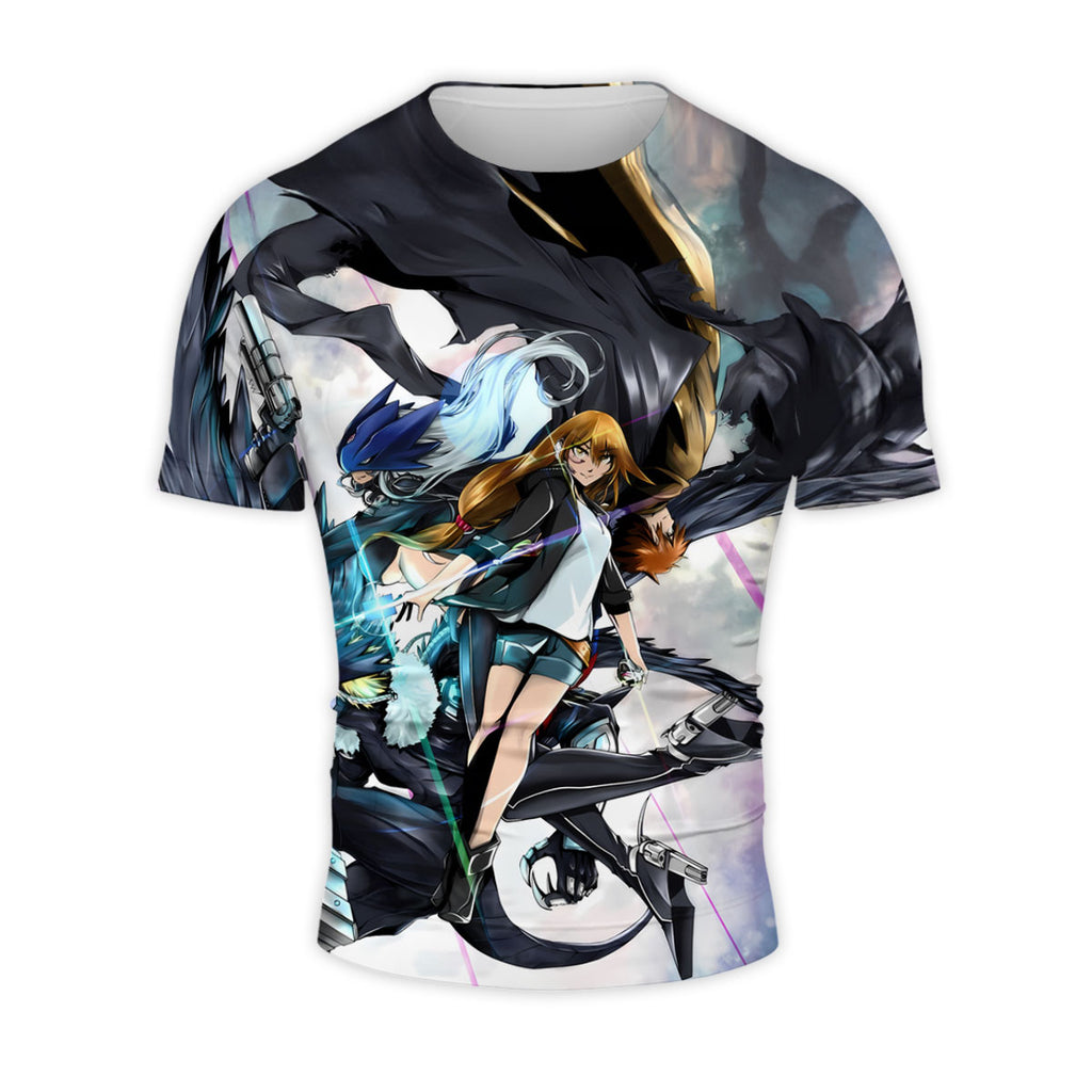 Digimon Adventure Digimon And Girl With Black Wings Anime Apparel