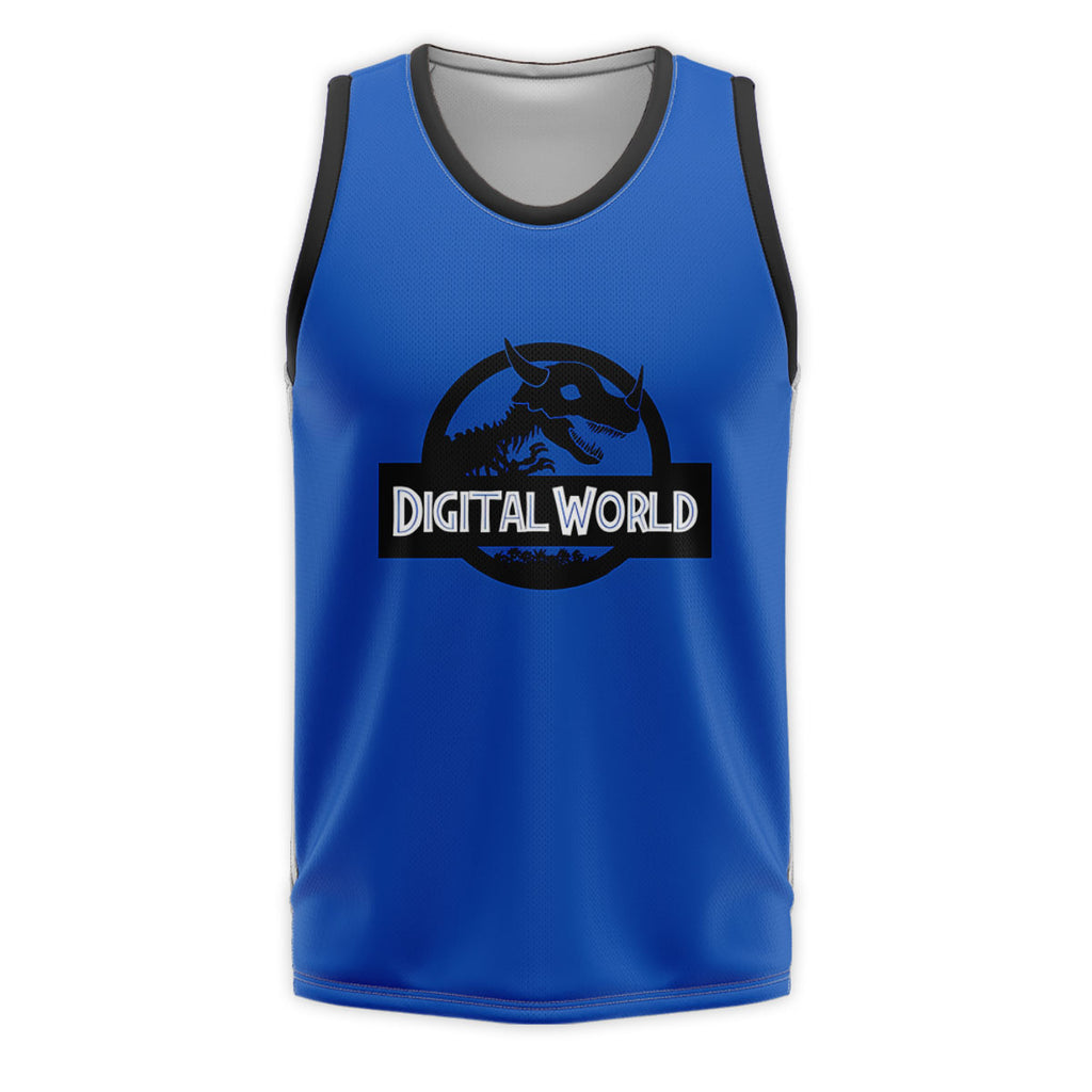 Digimon Adventure Digimon Dinosaur World Blue Logo Anime Apparel