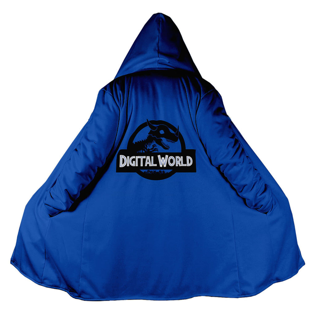 Digimon Adventure Digimon Dinosaur World Blue Logo Anime Apparel