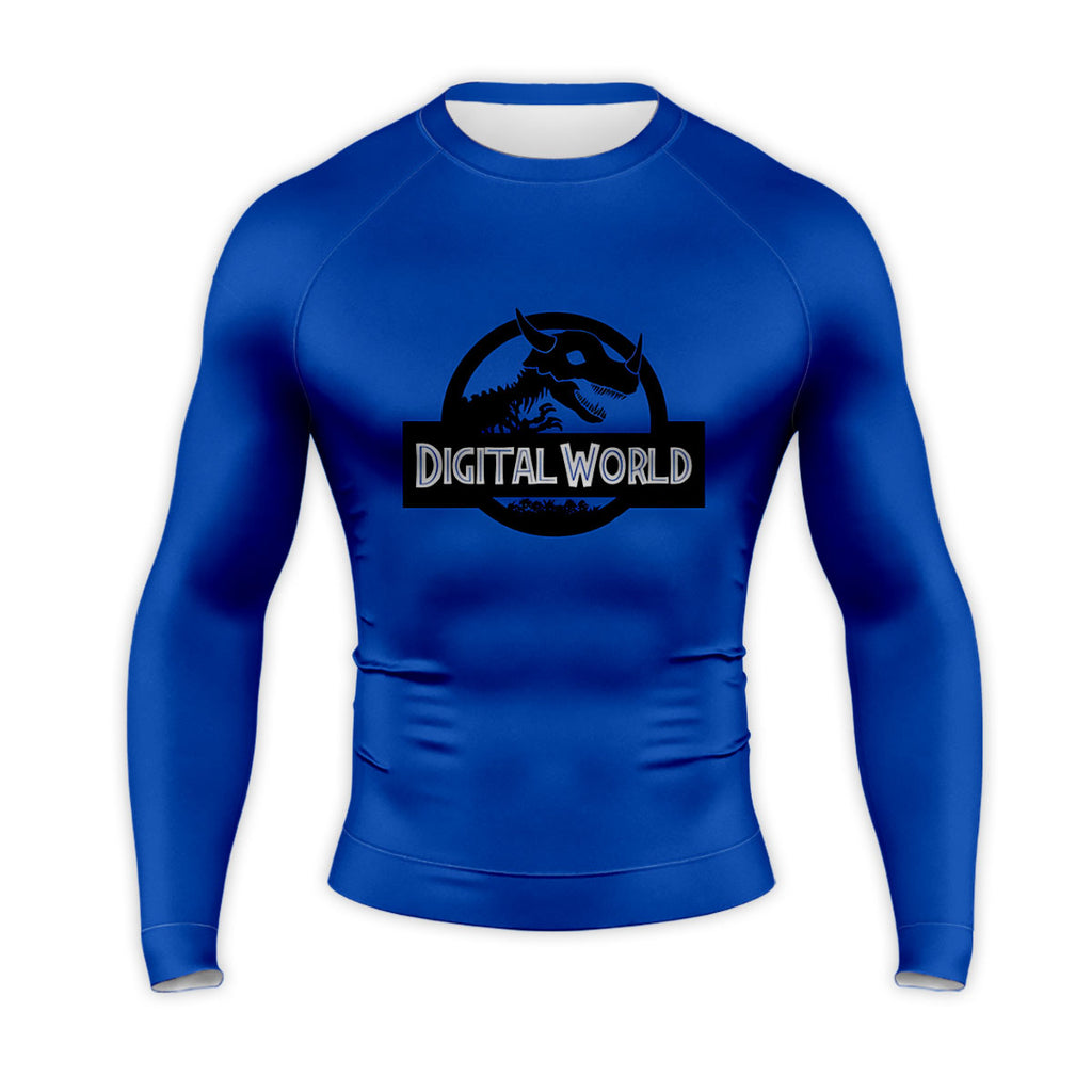 Digimon Adventure Digimon Dinosaur World Blue Logo Anime Apparel