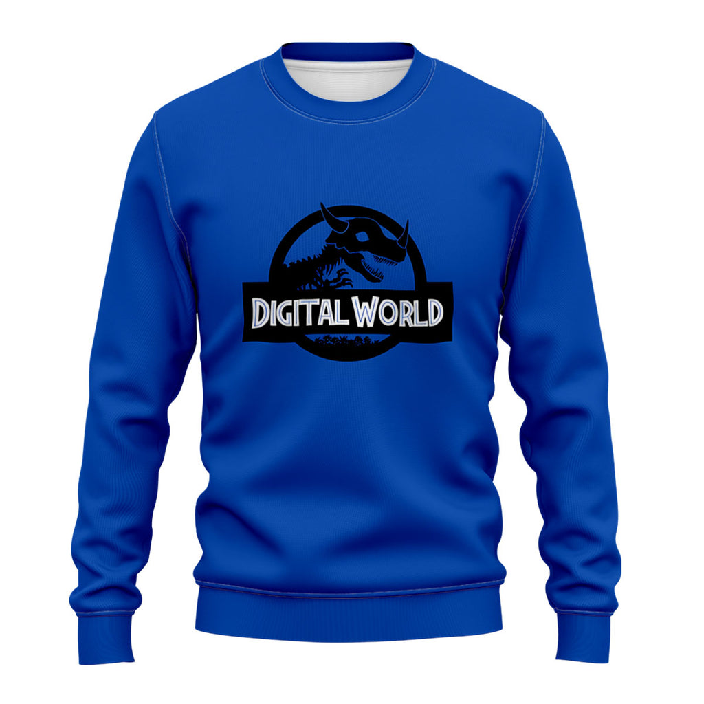 Digimon Adventure Digimon Dinosaur World Blue Logo Anime Apparel