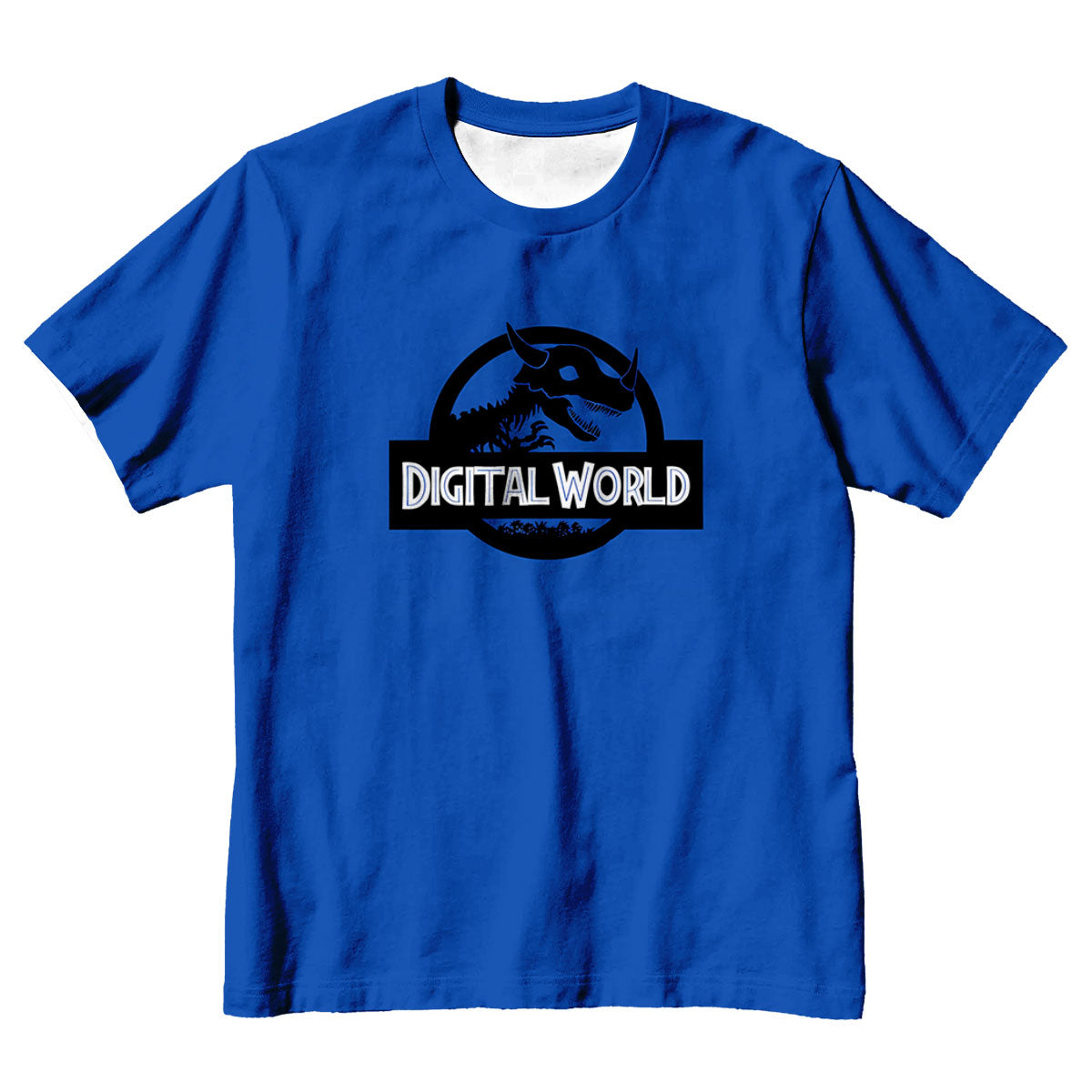 Digimon Adventure Digimon Dinosaur World Blue Logo Anime Apparel