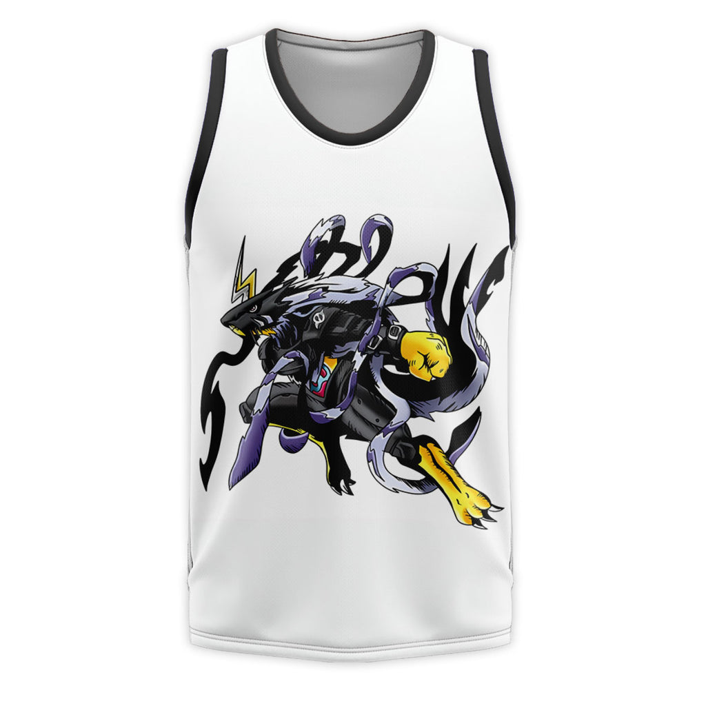 Digimon Adventure Digimon Dynamic Pose Black Yellow Purple Anime Apparel