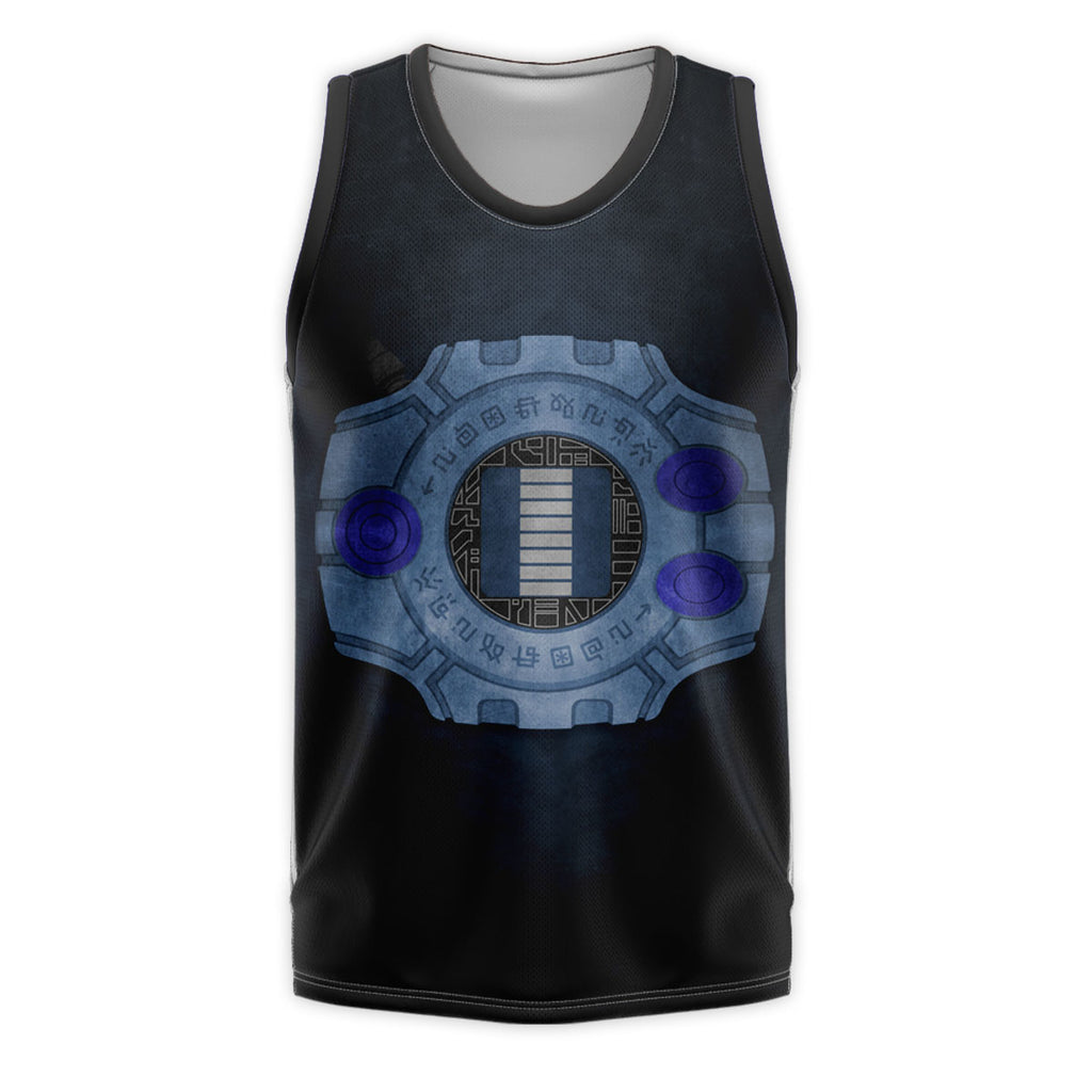 Digimon Adventure Digivice Device On Dark Background Anime Apparel