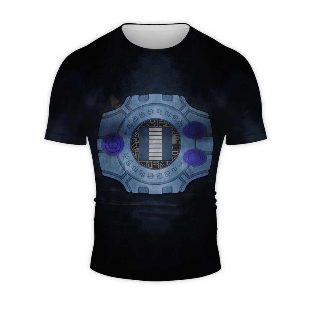 Digimon Adventure Digivice Device On Dark Background Anime Apparel