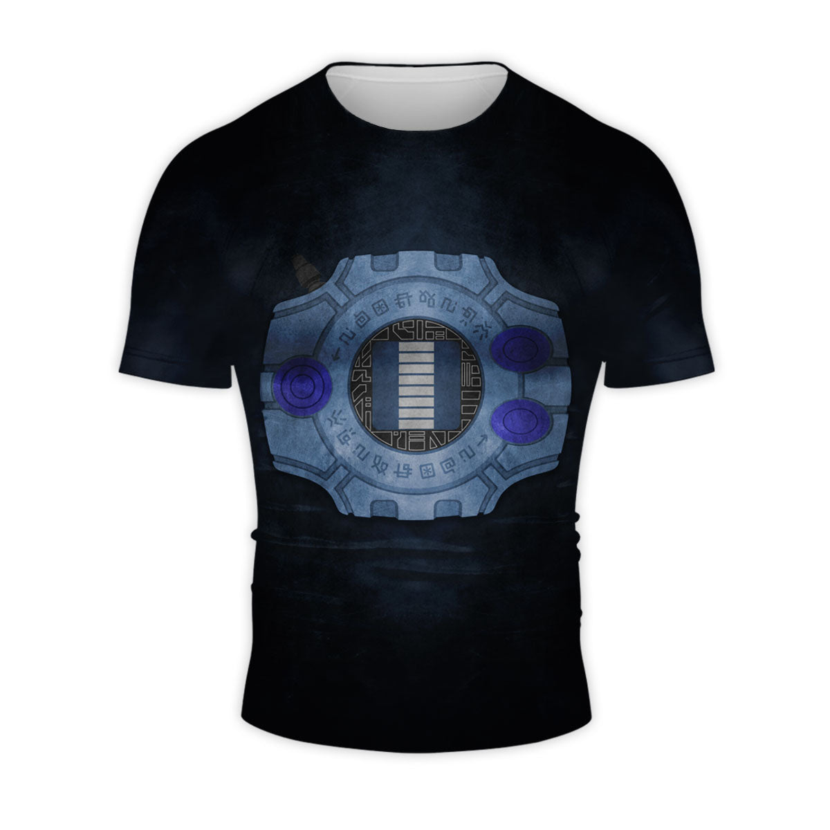 Digimon Adventure Digivice Device On Dark Background Anime Apparel