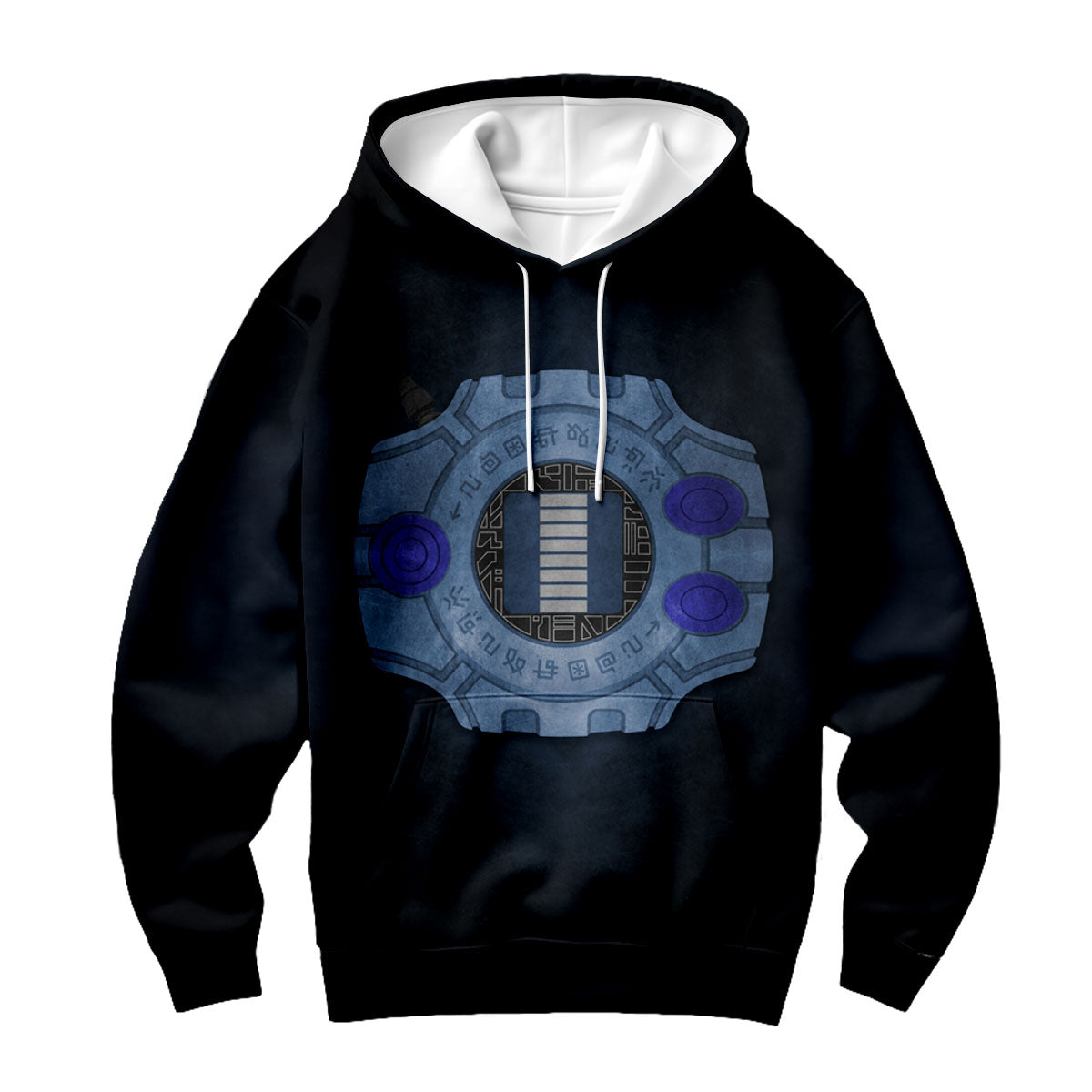 Digimon Adventure Digivice Device On Dark Background Anime Apparel