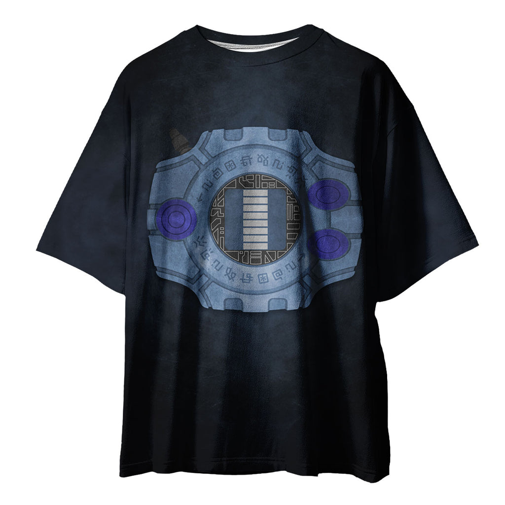 Digimon Adventure Digivice Device On Dark Background Anime Apparel