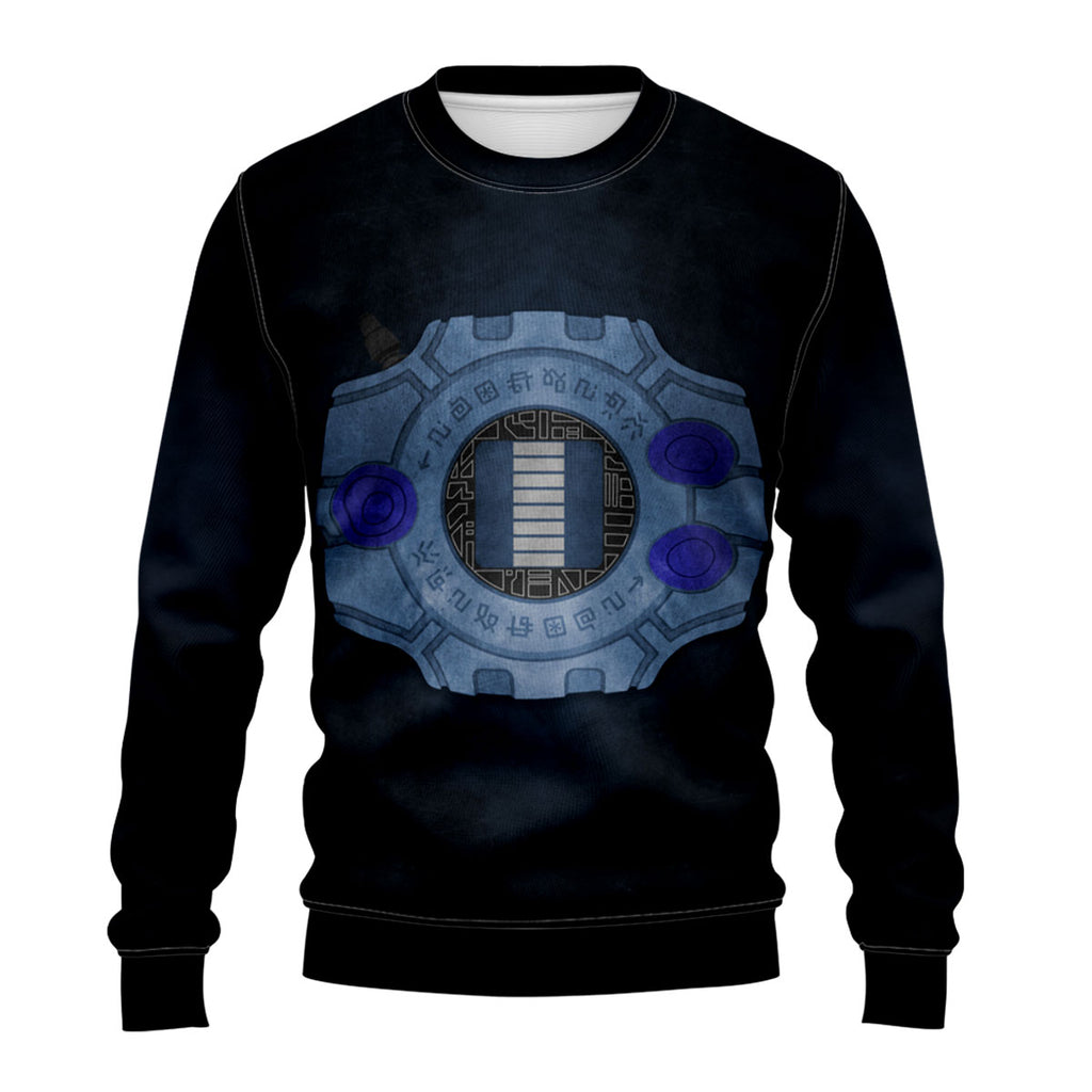 Digimon Adventure Digivice Device On Dark Background Anime Apparel