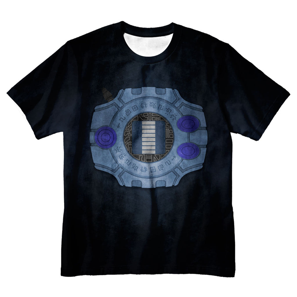 Digimon Adventure Digivice Device On Dark Background Anime Apparel