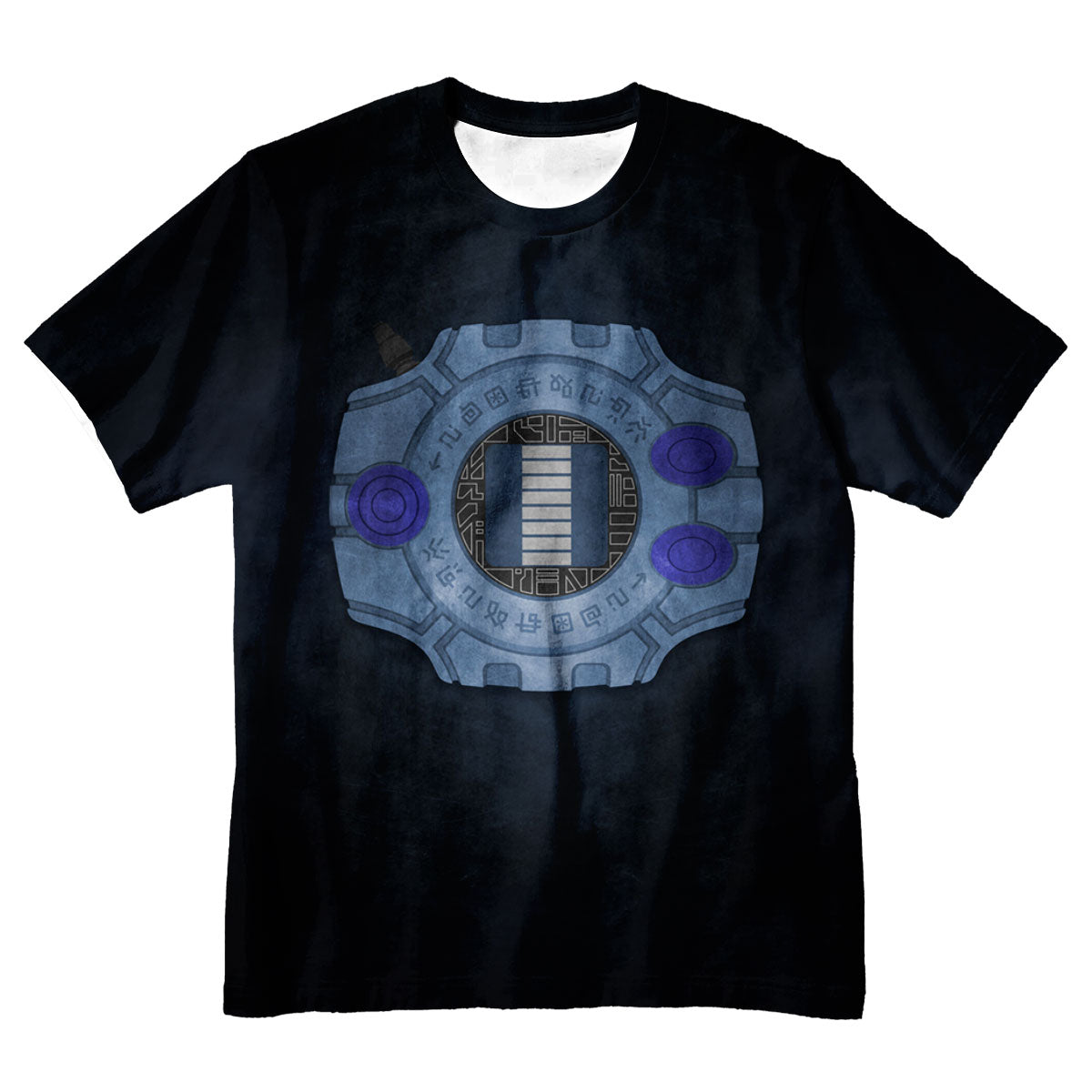 Digimon Adventure Digivice Device On Dark Background Anime Apparel